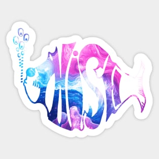 Aesthetic Phish Graphic Sticker